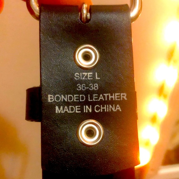 Hot Topic O-Ring and Chains Belt⛓️size Large - Picture 2 of 2